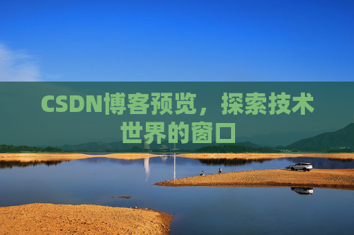 CSDN博客预览，探索技术世界的窗口